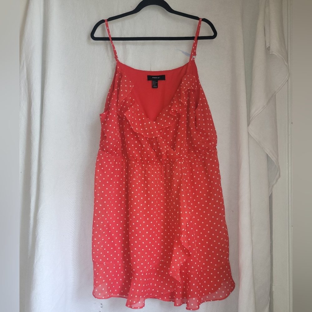 **NWOT** Red polka dot dress